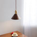 Lyfa Walnut Pendant Light-DWHOME