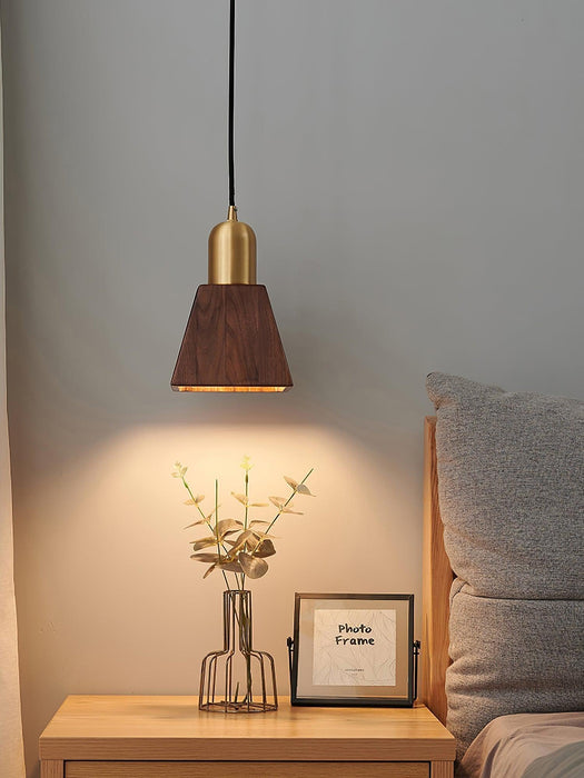 Lyfa Walnut Pendant Light-DWHOME