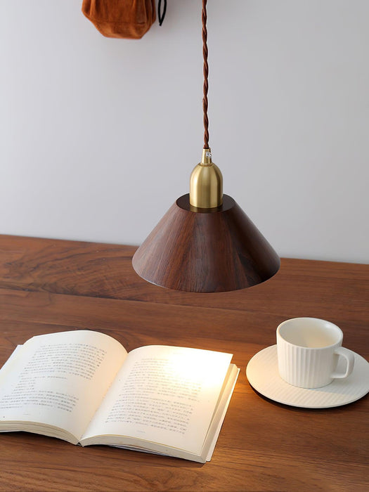 Lyfa Walnut Pendant Light-DWHOME