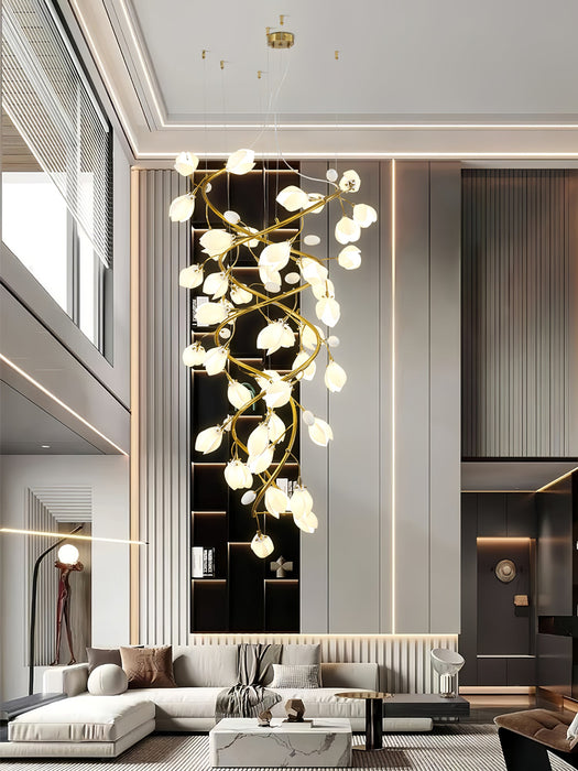 Lysandra Cascade Stairs Chandelier-DWHOME