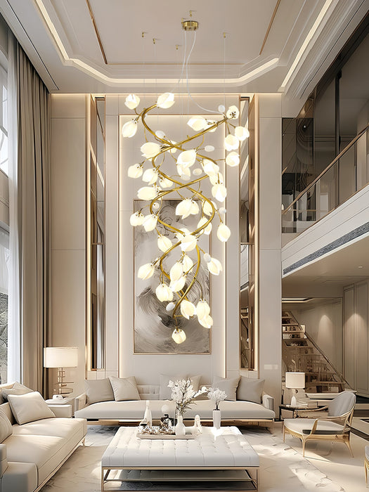 Lysandra Cascade Stairs Chandelier-DWHOME