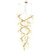Lysandra Cascade Stairs Chandelier-DWHOME