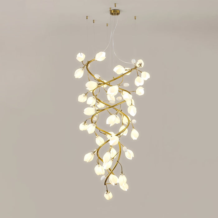 Lysandra Cascade Stairs Chandelier-DWHOME