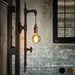 Wall Fixed Water Pipe Turned Wall Light - DWHOME