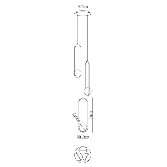 Mila Combination Chandelier-DWHOME