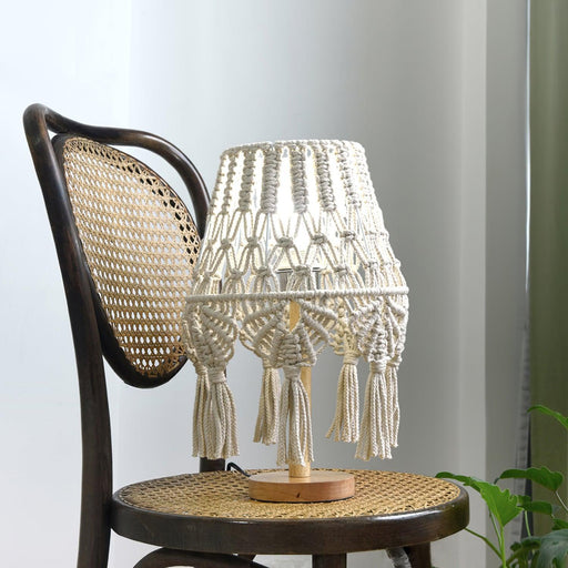 Macrame Table Lamp - DWHOME