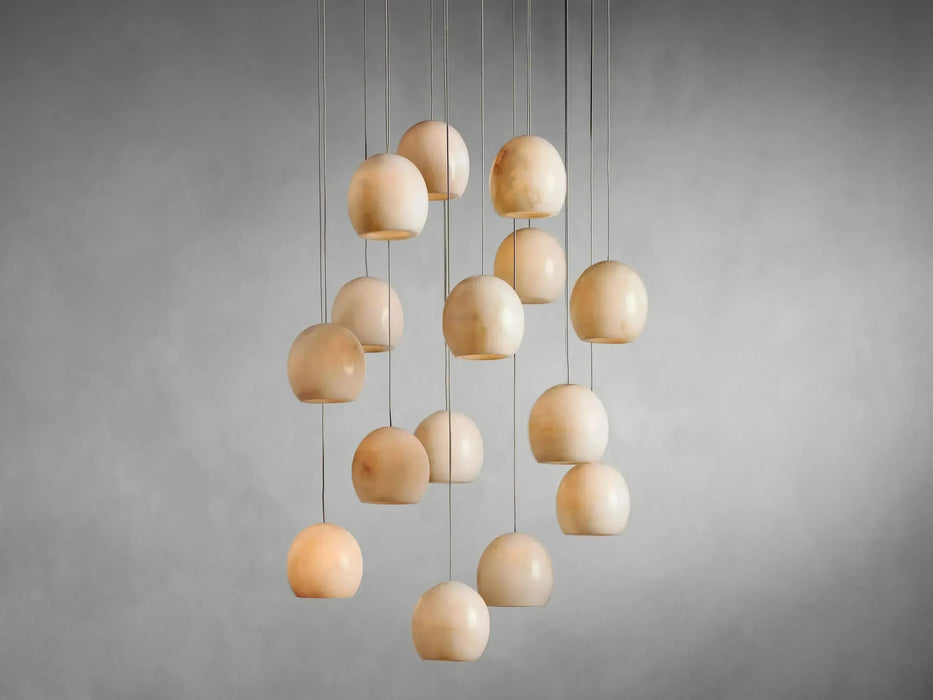 Arica Round Chandelier 3/7/15/36 Light-DWHOME