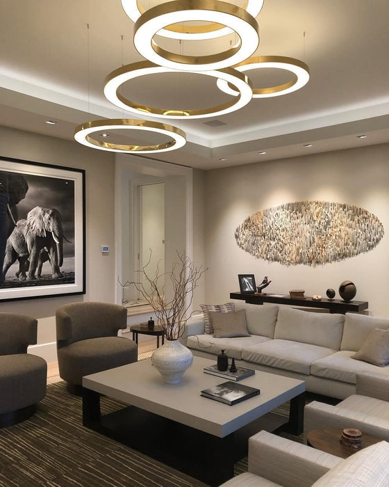 Ring LED Pendant Light-DWHOME