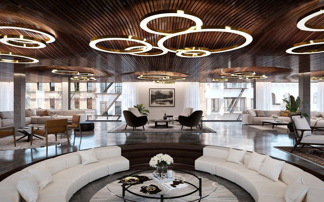 Ring LED Pendant Light-DWHOME