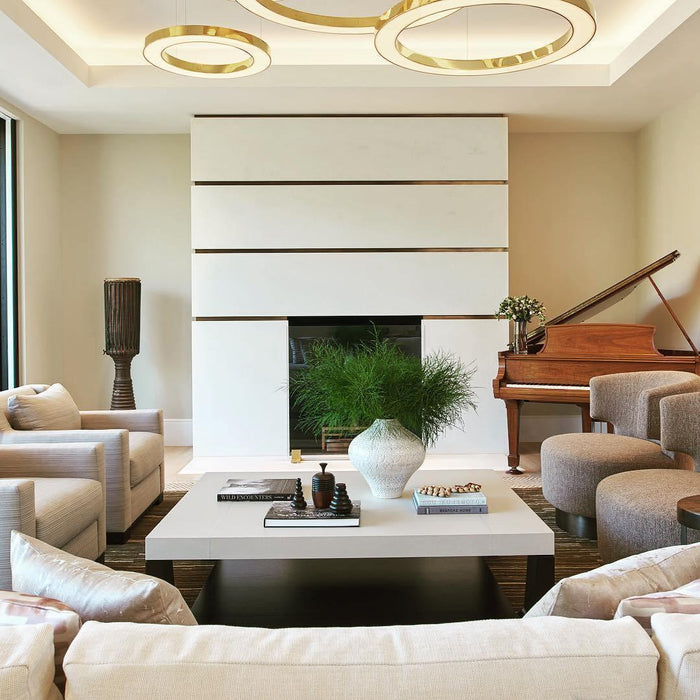 Ring LED Pendant Light-DWHOME