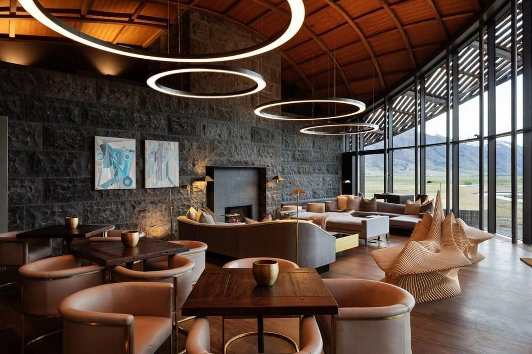Ring LED Pendant Light-DWHOME