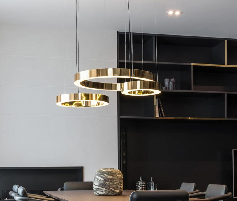 Ring LED Pendant Light-DWHOME