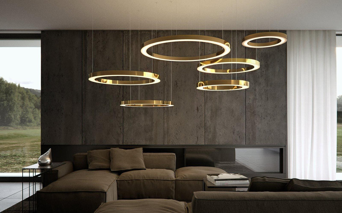 Ring LED Pendant Light-DWHOME