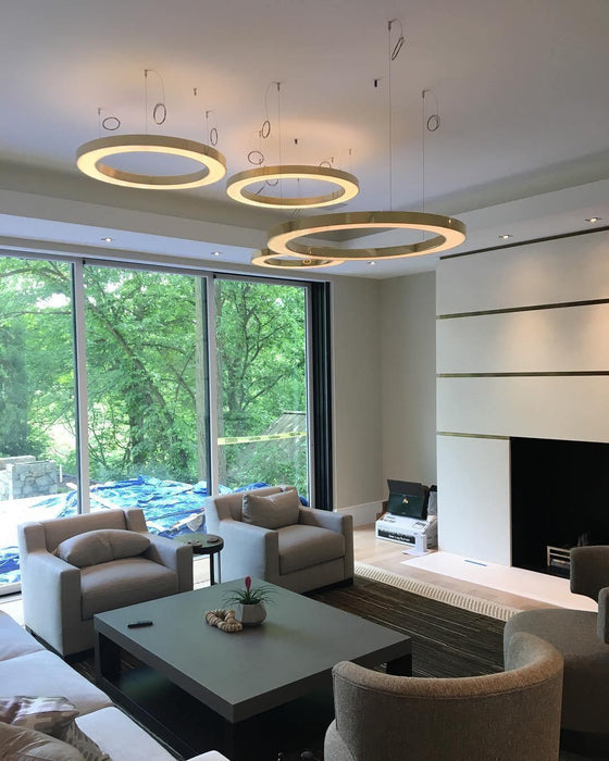 Ring LED Pendant Light-DWHOME