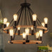 Makani Rope Rings Hanging Chandelier - DWHOME