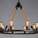 Makani Rope Rings Hanging Chandelier - DWHOME