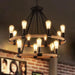 Makani Rope Rings Hanging Chandelier - DWHOME