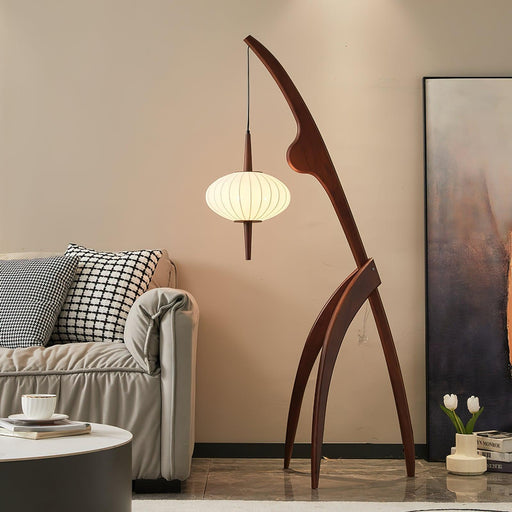 Mantis Wood Floor Lamp-DWHOME