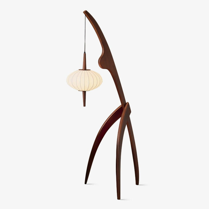 Mantis Wood Floor Lamp-DWHOME