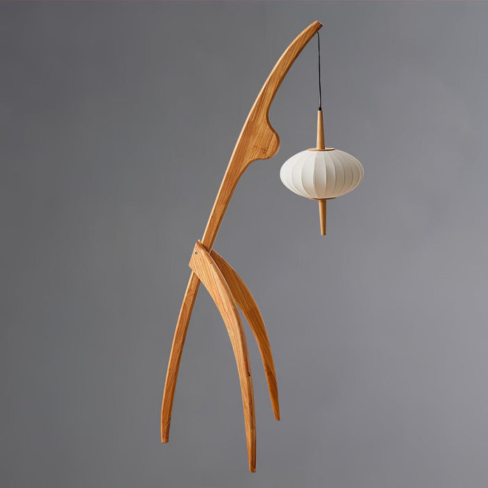 Mantis Wood Floor Lamp-DWHOME