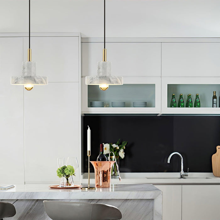 Marble Aura Pendant Lamp-DWHOME