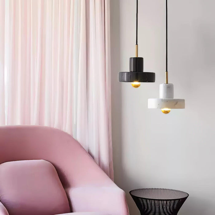 Marble Aura Pendant Lamp-DWHOME