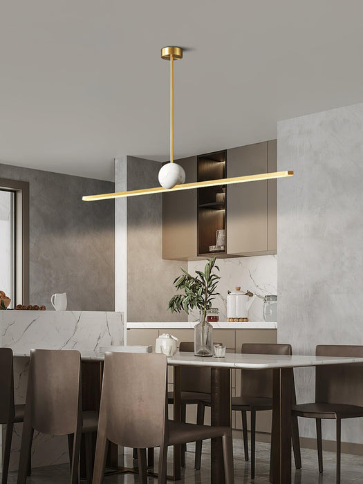 Marble Linear Pendant Lamp-DWHOME