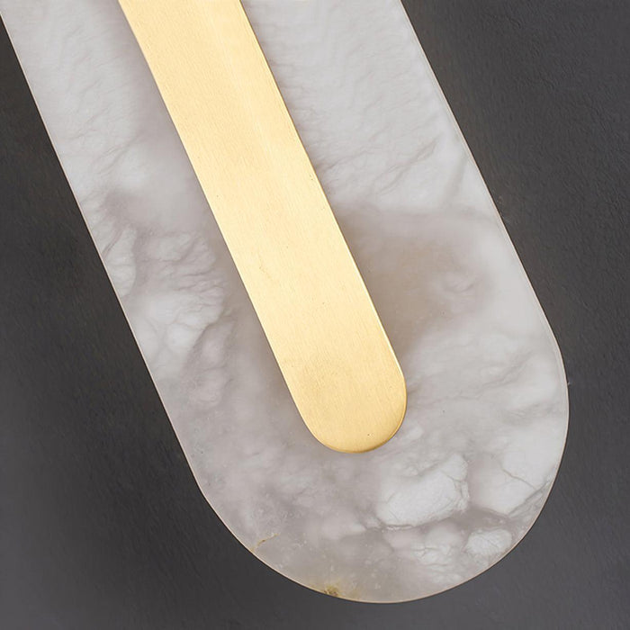 Alabaster Rounded Wall Light-DWHOME
