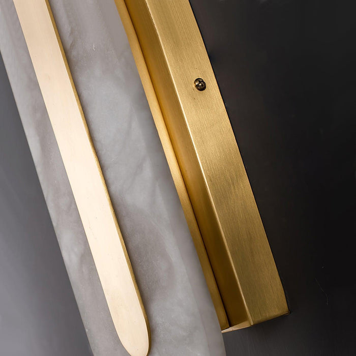 Alabaster Rounded Wall Light-DWHOME