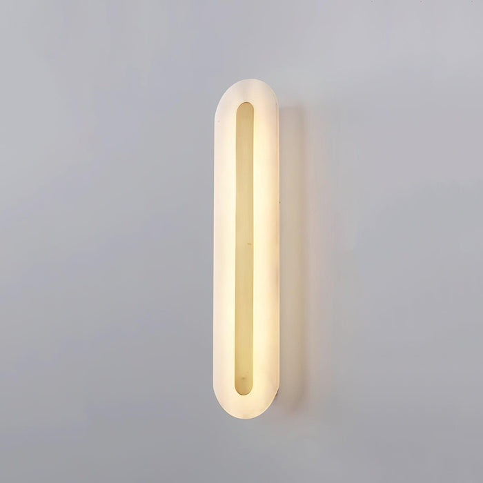 Alabaster Rounded Wall Light-DWHOME