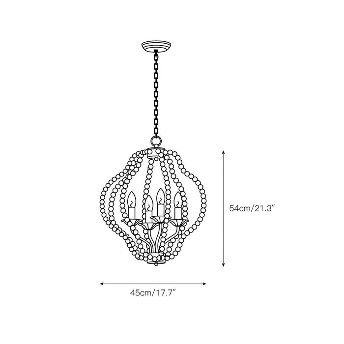 Marie Lucie Chandelier-DWHOME