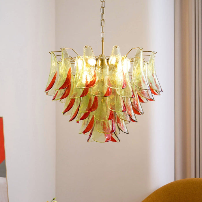Emerald Flame Murano Glass Chandelier-DWHOME