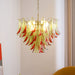 Emerald Flame Murano Glass Chandelier-DWHOME