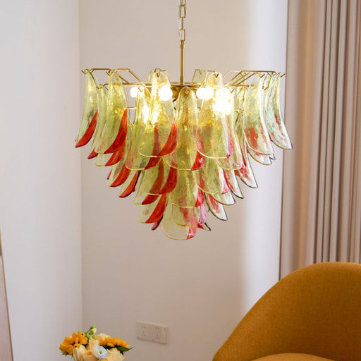 Emerald Flame Murano Glass Chandelier-DWHOME