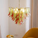 Emerald Flame Murano Glass Chandelier-DWHOME