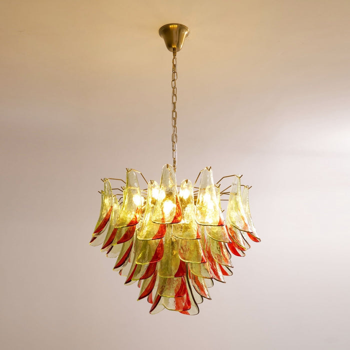 Emerald Flame Murano Glass Chandelier-DWHOME
