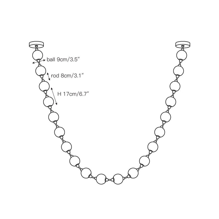 Marni Beaded Chandelier-DWHOME