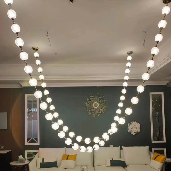 Marni Beaded Chandelier-DWHOME