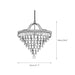 Crystal Inverted Pyramid Chandelier-DWHOME