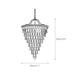 Crystal Inverted Pyramid Chandelier-DWHOME