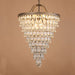 Crystal Inverted Pyramid Chandelier-DWHOME