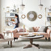 Crystal Inverted Pyramid Chandelier-DWHOME