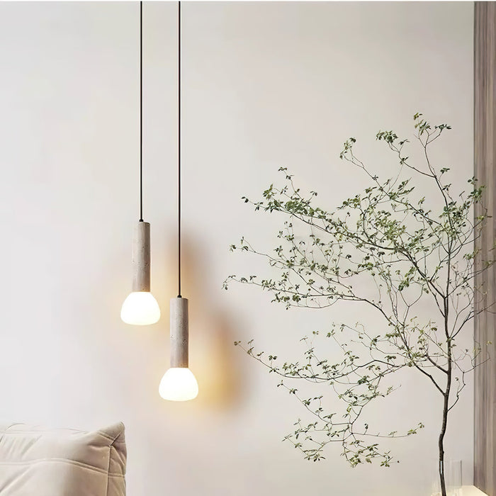 Matchstick Travertine Pendant Lamp-DWHOME