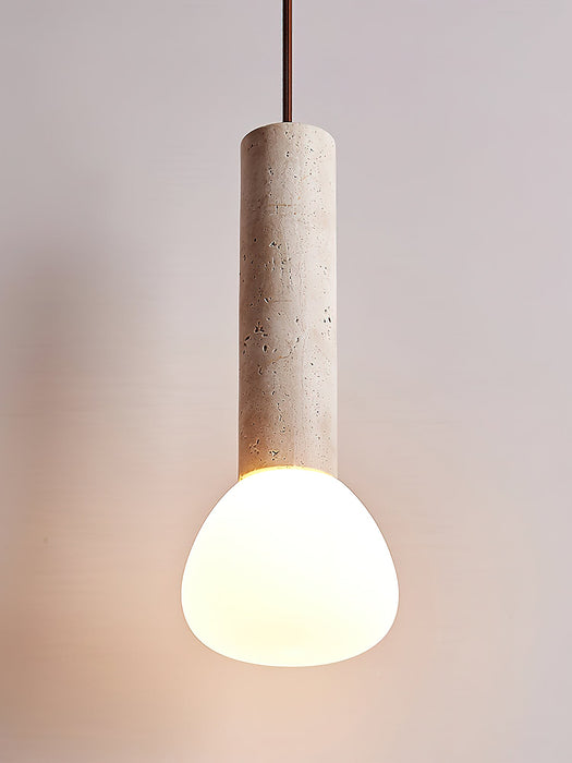 Matchstick Travertine Pendant Lamp-DWHOME