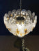 Mazzega Murano Transparent Amber Glasses Chandelier-DWHOME