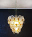 Mazzega Murano Transparent Amber Glasses Chandelier-DWHOME