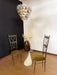 Mazzega Murano Transparent Amber Glasses Chandelier-DWHOME