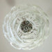 Mazzega Murano Transparent White Glasses Chandelier-DWHOME