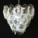 Mazzega Murano Transparent White Glasses Chandelier-DWHOME