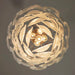 Mazzega Murano Transparent White Glasses Chandelier-DWHOME